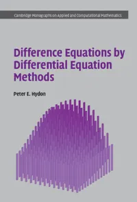 Buy Difference Equations by Differential Equation Methods (English, Peter E. Hydon) — BookShops.in