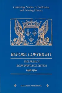 Buy Before Copyright (English, Elizabeth Armstrong | Terry Belanger | David McKitterick) — BookShops.in