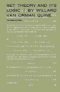 Buy Set Theory and Its Logic (English, Willard Van Orman Quine) — BookShops.in