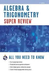 Buy Algebra & Trigonometry Super Review (English, Editors of Rea) — BookShops.in