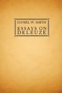 Buy Essays on Deleuze (English, Daniel W. Smith | Daniel W. Smith) — BookShops.in