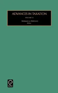 Buy Advances in Taxation (English, Thomas M. Porcano) — BookShops.in