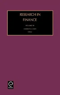 Buy Research in Finance (English, Andrew H. Chen) — BookShops.in
