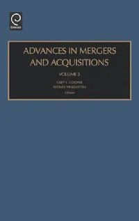 Buy Advances in Mergers and Acquisitions (English, Cary L. Cooper | Sydney Finkelstein) — BookShops.in