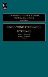 Buy Developments in Litigation Economics (English, Patrick A. Gaughan | Robert J. Thornton) — BookShops.in
