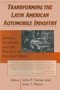 Buy Transforming the Latin American Automobile Industry (English, John P. Tuman | John T. Morris) — BookShops.in