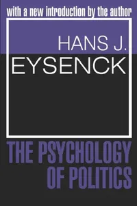 Buy The Psychology of Politics (English, Hans J. Eysenck) — BookShops.in