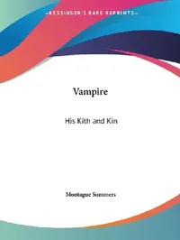 Buy Vampire (English, Montague Summers) — BookShops.in