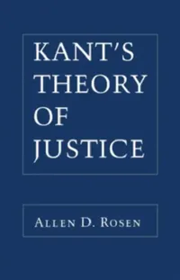 Buy Kant's Theory of Justice. (English, Allen Rosen) — BookShops.in