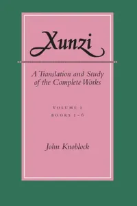Buy Xunzi (English, John Knoblock) — BookShops.in