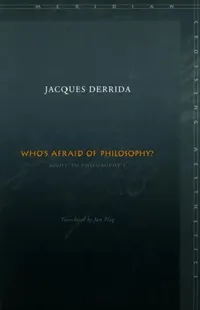 Buy Who's Afraid of Philosophy? (English, Jacques Derrida | Jan Plug) — BookShops.in