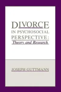 Buy Divorce in Psychosocial Perspective (English, Joseph Guttmann) — BookShops.in