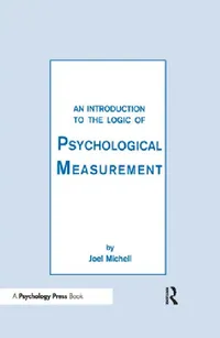Buy An Introduction To the Logic of Psychological Measurement (English, Joel Michell) — BookShops.in