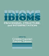 Buy Idioms (English, Cristina Cacciari) — BookShops.in