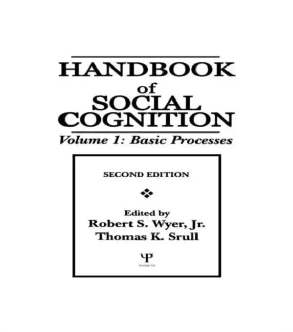 Handbook of Social Cognition (English, Robert S. Wyer | Thomas K. Srull)