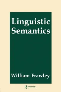 Buy Linguistic Semantics (English, William Frawley) — BookShops.in