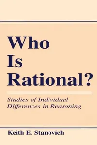 Buy Who Is Rational? (English, Keith E. Stanovich) — BookShops.in