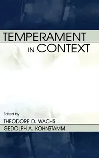Buy Temperament in Context (English, Theodore D. Wachs | Robert R. McCrae | Geldolph a. Kohnstamm) — BookShops.in