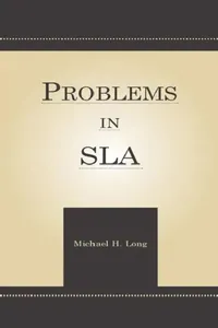 Buy Problems in Second Language Acquisition by Michael H. Long | Routledge Hardcover | Higher Education Textbooks in Developmental Psychology — BookShops.in