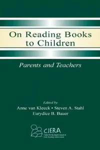 Buy On Reading Books to Children (English, Anne Van Kleeck | Steven a. Stahl | Eurydice B. Bauer) — BookShops.in