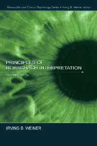 Buy Principles of Rorschach Interpretation (English, Irving B. Weiner) — BookShops.in