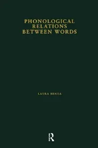 Buy Phonological Relations Between Words (English, Laura Benua) — BookShops.in