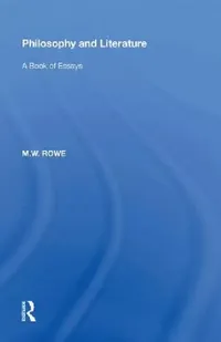 Buy Philosophy and Literature (English, M. W. Rowe) — BookShops.in