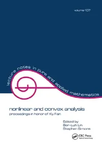 Buy Nonlinear and Convex Analysis (English, Bor-Luh Lin | Stephen Simone) — BookShops.in