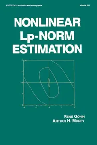Buy Nonlinear Lp-Norm Estimation (English, Rene Gonin) — BookShops.in