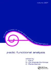 Buy p-adic Functional Analysis (English, C. Perez-Garcia | N. de Grande-de Kimpe | Jerzy Kakol) — BookShops.in