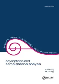 Buy Asymptotic and Computational Analysis Vol-124 by R. Wong | Taylor & Francis | Hardcover | Mathematics Textbook — BookShops.in