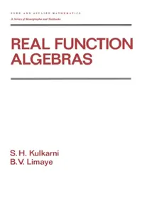 Buy Real Function Algebras (English, S. H. Kulkarni | B. V. Limaye) — BookShops.in