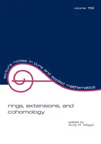 Buy Rings, Extensions, and Cohomology (English, Andy R. Magid) — BookShops.in