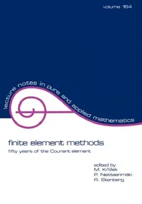 Buy Finite Element Methods (English, Michel Krizek | Pekka Neittaanmaki | Rolf Stenberg) — BookShops.in