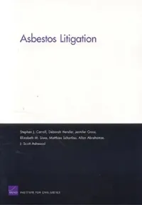 Buy Asbestos Litigation (English, Stephen J. Carroll | Deborah Hensler | Allan Abrahanse) — BookShops.in