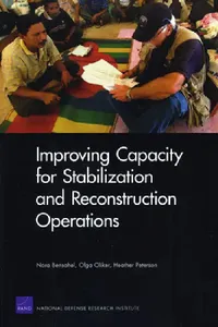 Buy Improving Capacity for Stabilization and Reconstruction Operations (English, Nora Bensahel | Olga Oliker | Heather Peterson) — BookShops.in
