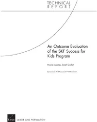 Buy An Outcome Evaluation of the Success for Kids Program (English, Nicole Maestas | Sarah J. Gaillot) — BookShops.in