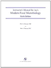 Buy Instructor Manual for Jay Modern Food Microbio (English, Peter Mu Elsa Murano) — BookShops.in