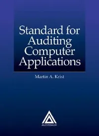 Buy Standard for Auditing Computer Applications [With 3.5 Diskette] (English, Martin A. Krist) — BookShops.in