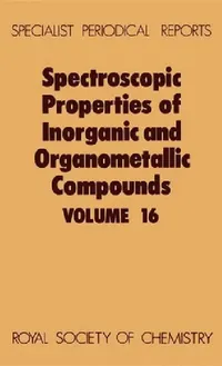 Buy Spectroscopic Properties of Inorganic and Organometallic Compounds (English, G. Davidson | E. A. V. Ebsworth) — BookShops.in
