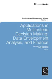 Buy Applications in Multi-Criteria Decision Making, Data Envelopment Analysis, and Finance (English, Gary Kleinman | Kenneth D. Lawrence) — BookShops.in