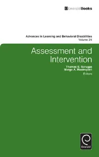 Buy Assessment and Intervention (English, Thomas E. Scruggs | Margo A. Mastropieri) — BookShops.in