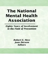 Buy The National Mental Health Association (English, Robert E Hess) — BookShops.in