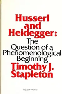 Buy Husserl and Heidegger (English, Timothy J. Stapleton) — BookShops.in