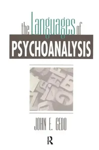 Buy The Languages of Psychoanalysis (English, John E. Gedo) — BookShops.in