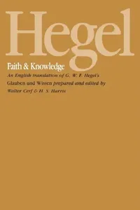 Buy Hegel (English, G. W. F. Hegel | H. S. Harris | Walter Cerf) — BookShops.in