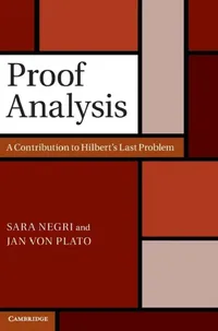 Buy Proof Analysis (English, Sara Negri | Jan Von Plato) — BookShops.in