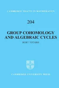 Buy Group Cohomology and Algebraic Cycles (English, Burt Totaro) — BookShops.in