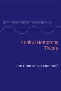 Buy Cubical Homotopy Theory (English, Brian A. Munson | Ismar Volic) — BookShops.in