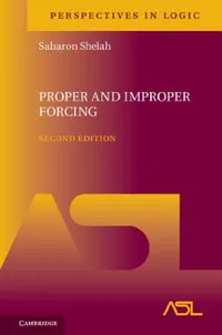 Buy Proper and Improper Forcing (English, Saharon Shelah) — BookShops.in